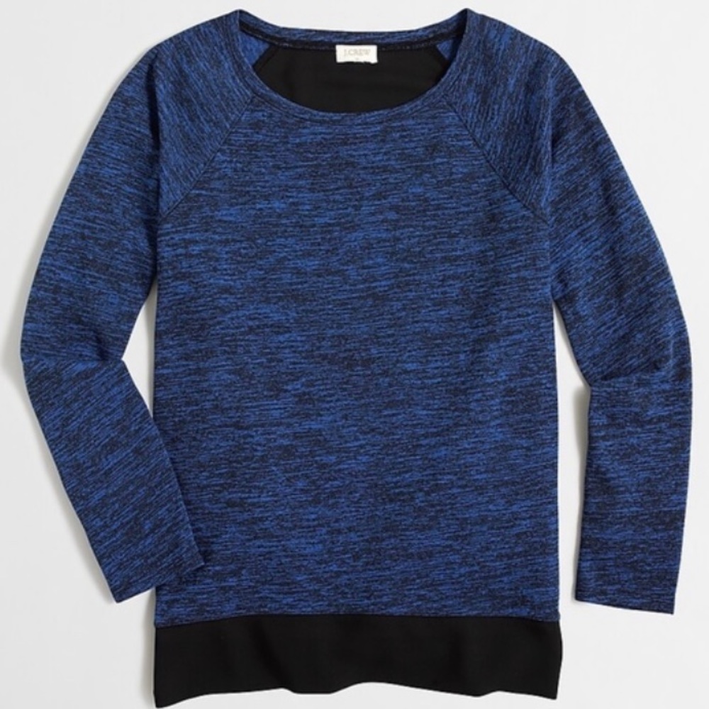 NWT Long Sleeved J. Crew Top in Heathered Blue